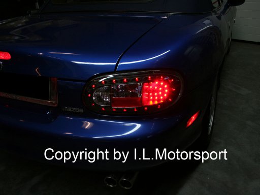 MX-5 LED Rückleuchten chrom finish