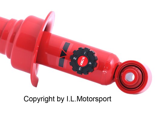 MX-5 KYB AGX rear adjustable shock absorbers, model MK2 & MK2,5 1998-2005