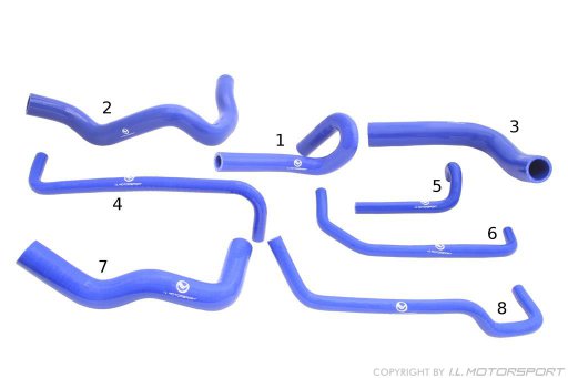 MX-5 Blue Silicone Cooling Hose Set I.L.Motorsport