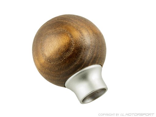 MX-5 IL Motorsport Gear Knob Round Ash 6-Speed,Zilver Geëloxeerd