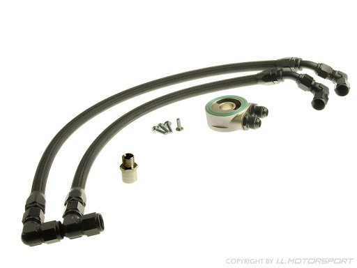 MX-5 oil cooler set with aluminum plate - thermostat controlled MK2