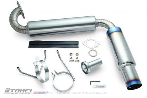 MX-5 TOMEI Extrem Titanium Muffler Kit MK2 & MK2,5