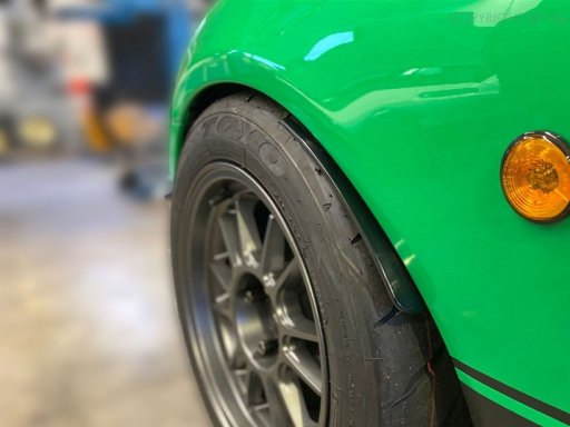 MX-5 wheel cover / Mudguard Flaps NB front axel rear cover MK2 98-05