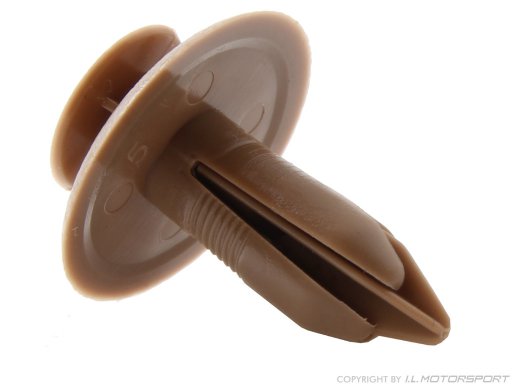 MX-5 Bevestiging Clip Tan / Geel Bruin