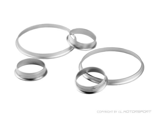 MX-5 Instrument Ring Set Silver Eloxated I.L.Motorsport