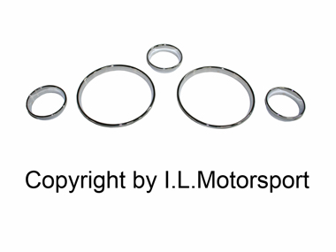 MX-5 Instrumentenring Set Mit Kegel Verchromt I.L.Motorsport