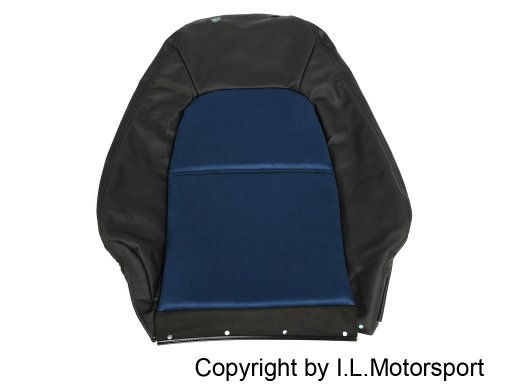 Trim Seat Back, genuine left blue, 10th anniversary