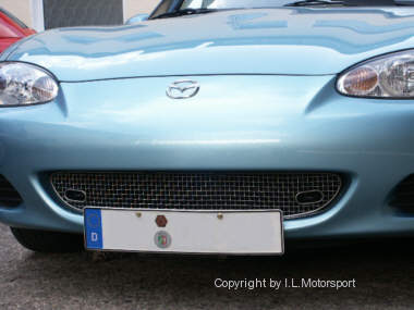 MX-5 Koelgrill V2A gevlochten