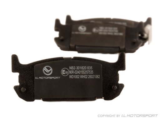 MX-5 Satz Bremsbeläge High Performance Ceramic hinten