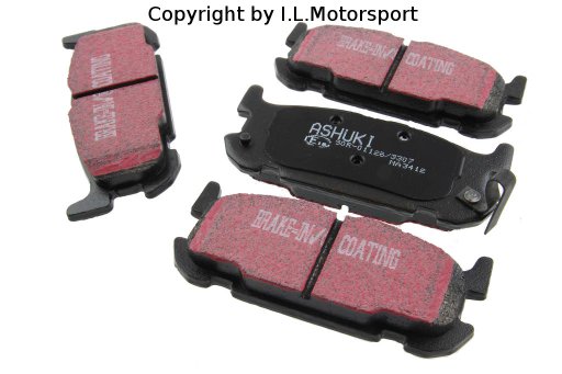 MX-5 Brake pad Set Rear Ashuki