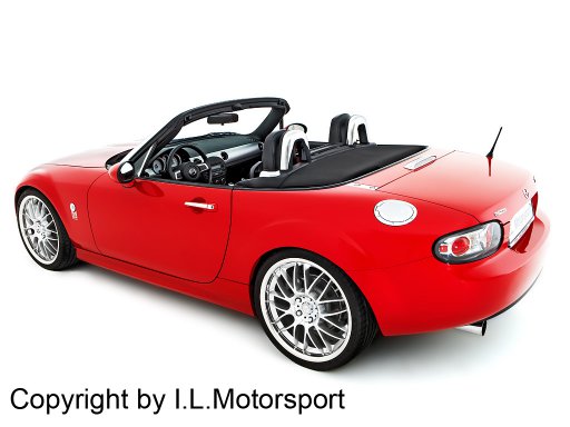 MX-5 Designbügelabdeckungen verchromt I.L.Motorsport