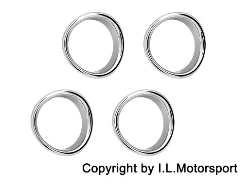 MX-5 Chromed Air Vent Ring Set