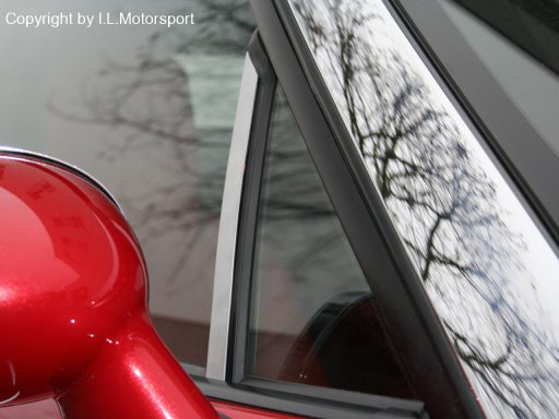 Silver Quarterlight Frame Trim