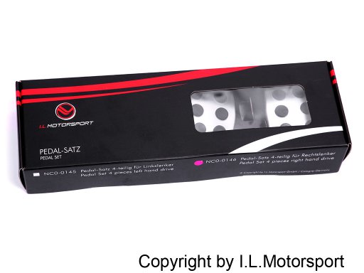 MX-5 Voet Pedaal Set Aluminium 4 Delig I.L.Motorsport