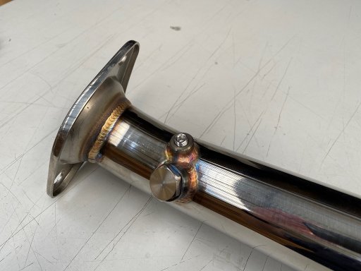 MX-5 Stainless Steel Midpipe With 200 Cel Race Cat I.L.Motorsport