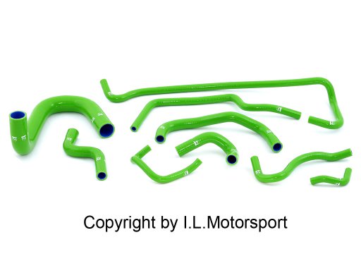 I.L.Motorsport Silicone Hose Set 9 Pieces Green