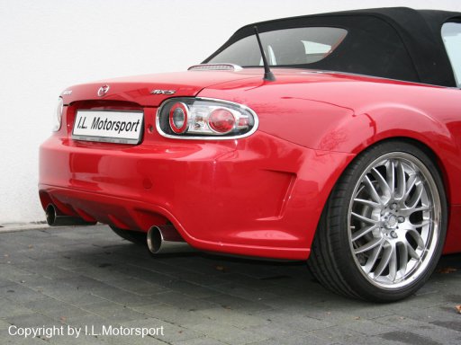 MX-5 Achterbumper Met Diffuser I.L.Motorsport