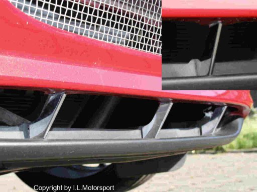 MX-5 Bumper Grill Afdekplaatjes Roestvrij