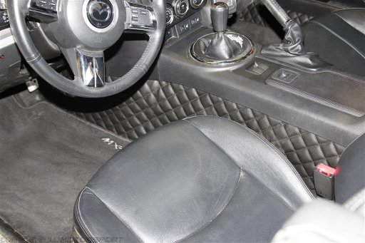 MX-5 Quilted Transmission Tunnel Trim Set