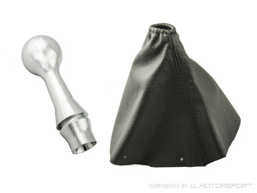 MX-5 Chromed Easy Shifter Gear Knob with Leather Gearlever Gaiter