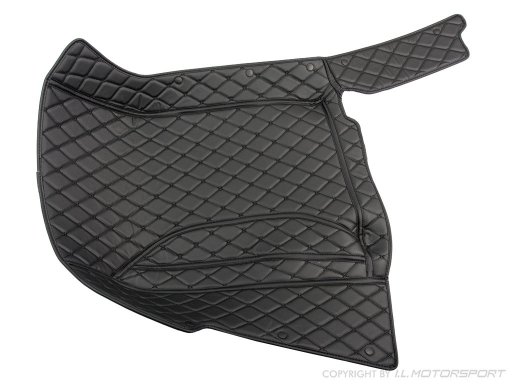 MX-5 Quilted Carpet Mat Set Black & Black Stitching
