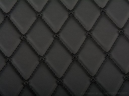 MX-5 Quilted Carpet Mat Set Black & Black Stitching