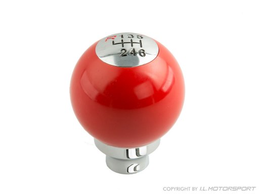  MX-5 shift knob snooker red chromed 6 speed