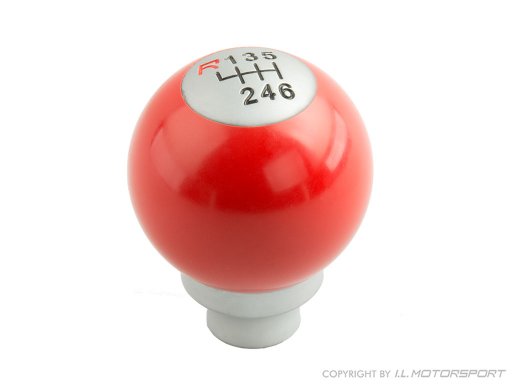MX-5 shift knob snooker red anodized 6 speed