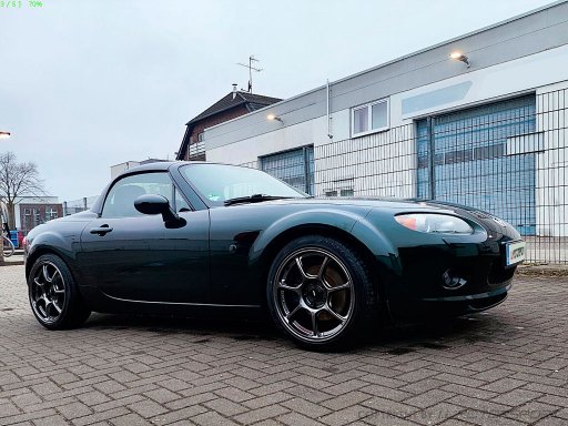 MX-5 König Wheels Ultragram Felgensatz / Rim Set Carbon Bronze Metallic : 8.0JX17 ET40