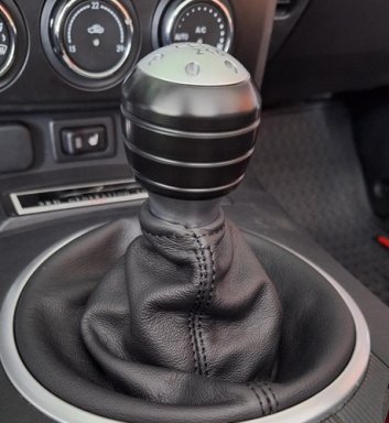 Gear knob 5 speed illuminated chrome-plated with shift boot MK3
