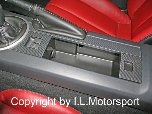 MX-5 Enlarged Center Console with USB Quick Charge QC3.0 - Black