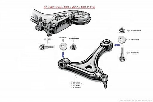 MX-5 Alignment Disc Undercarriage Front & Rear