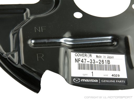 MX-5 Staubschutzblech Bremse vorne rechts