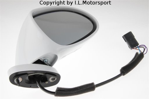 MX-5 Door Mirror Rightside Electric & Heated White