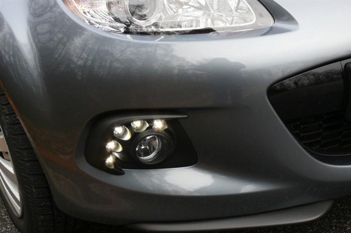 MX-5 Daytime Running Lights Hella LED Flex & Fog Lights