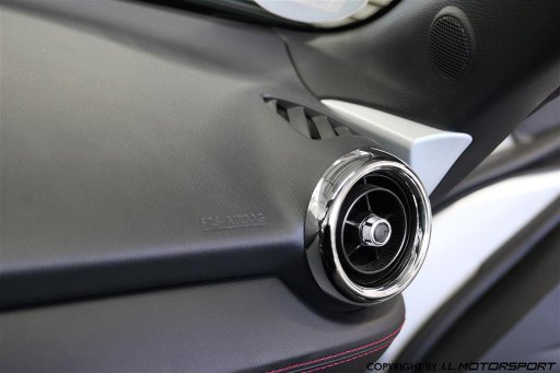 MX-5 Air Vent Ring Trim Chromed