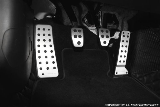 MX-5 Aluminium Pedal Cover Set 4 Piece I.L.Motorsport