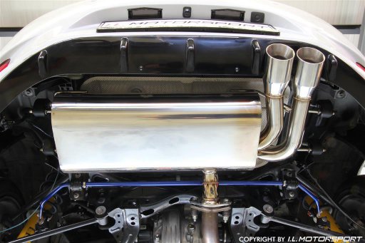 MX-5 Stainless Steel Sport Rear Silencer I.L.Motorsport Edition