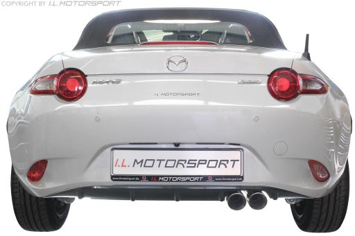 MX-5 Edelstahl Endschalldämpfer I.L.Motorsport Edition