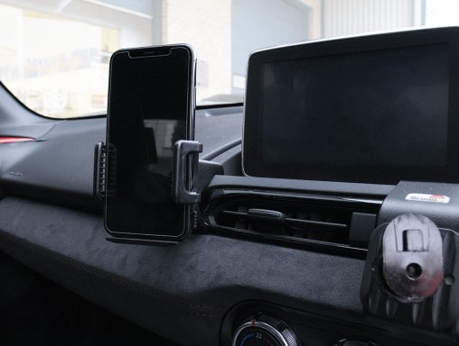 MX-5 Cell Phone Mount With Phone Holder -  righthand drive