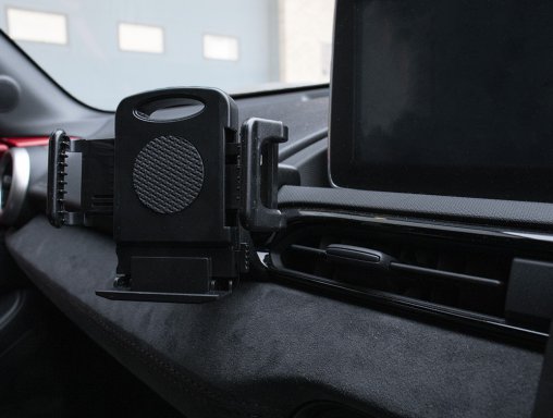 MX-5 Cell Phone Mount With Phone Holder -  righthand drive