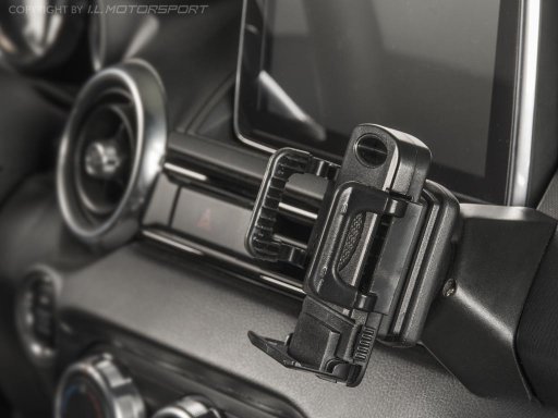 MX-5 Cell Phone Mount With Phone Holder -  lefthand drive