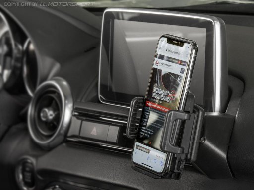 MX-5 Cell Phone Mount With Phone Holder -  lefthand drive