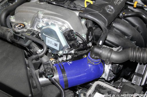 MX-5 Silicone Performance Air Intake Hose Blue