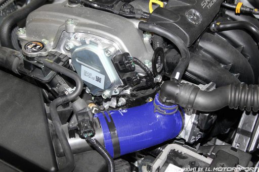 MX-5 Silikon Performance Luft Einlass Schlauch Blau