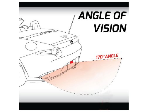 MX-5 Rear View Camera With Reference Lines