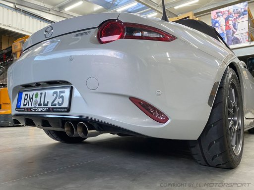 MX-5 diffuser, uitgang rechts met TÜV.