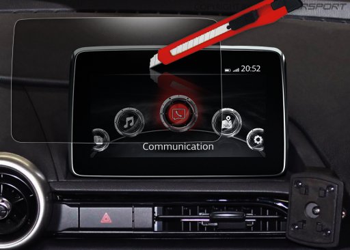 MX-5 Displayschutz für MZD Connect Infotainment-System