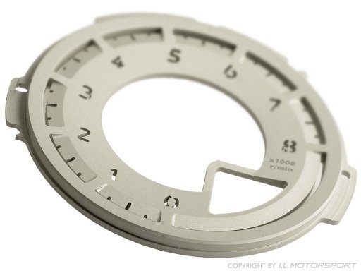 MX-5 Toerenteller / Speedometer Wijzerplaat Zilver