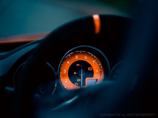 MX-5 Tachometer / Speedometer Dial Face Orange